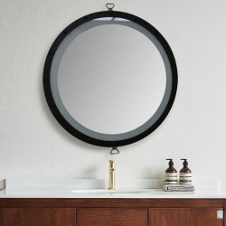 Vanity Light Mirror Bath Mirror Modern Led Smart Touch Round Bathroom Backlit Lighted Circle Mirror