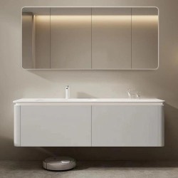 Customized Multi-function Bathroom Hotel LED Decor Makeup Mirror Anti-fog Factory Customize Bath Wall Mirrors
