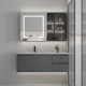 LED Mirror Illuminated Bathroom Mirror with Anti Fog Function Wall Mounted Makeup Vanity Mirror Over Cosmetic Bath Sink