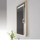 Aluminum Frame touch sensor switch dimming function Bath mirrors bathroom light shave mirror