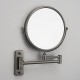 Gun Grey Color Wall Mount Bathroom Magnifying Shaving Mirror Cosmetic Makeup Make Up Mirror