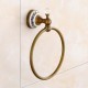 High Quality Bronze Copper Crystal Toilet Accessories Classic Bathroom Hardware Set For Hotel