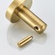 Wholesale Wall Clothes Coat Hanger Brushed Gold Metal Robe Hooks Stainless Steel Bathroom Accessories