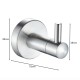 High Quality Stainless Steel 304 Wall Mount Coat Racks Towel Clothes Robe Hooks