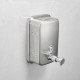 Liquid Soap Dispenser 500ML Wall Mounted Stainless Steel Manual Bathroom Shampoo Dispenser