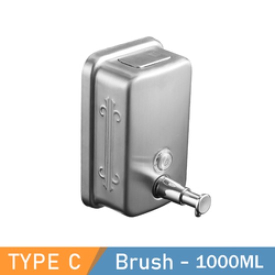 Hand Pump Soap Dispenser 500ML/800ML/1000ML Wall Mounted Stainless Steel Liquid Soap Dispenser