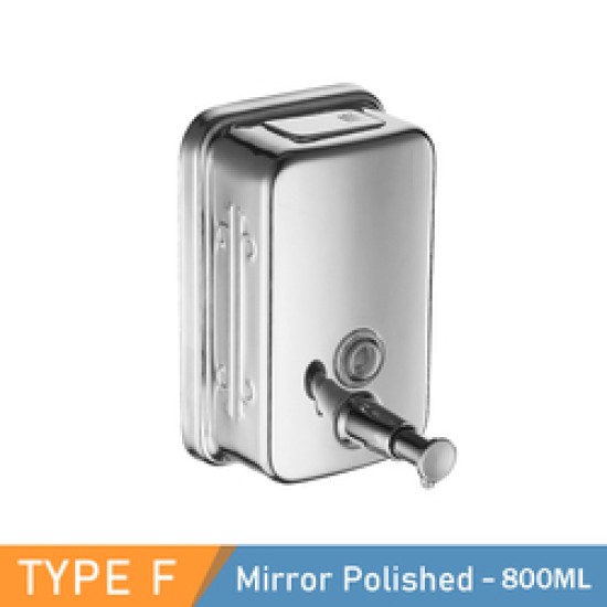 800ML Liquid Soap Dispenser Wall Mounted 304 Stainless Steel Shower Soap Dispenser