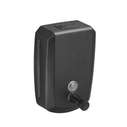 Hotel Toilet Liquid Soap Dispenser Stainless Steel 304 Black 1000ML Wall Mounted Hand Sanitizer