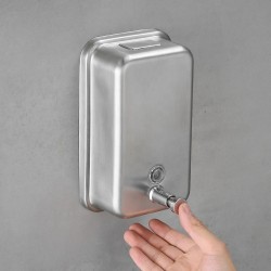 Brushed Liquid Soap Dispenser Hand Soap Dispenser For Hotel Wall Mounted 1200ML