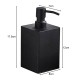 Wholesale Free Standing Bathroom Black Hand Sanitizer Liquid Soap Dispenser Square Shape