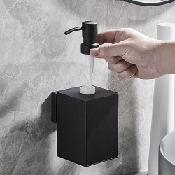 Hotel Wall Mounted Shampoo Dispenser Bottle Metal Liquid Dish Soap Dispenser For Bathroom Kitchen