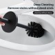 Stainless steel 304 Back Wall Mounted Metal Toilet Cleaning Brush Holder