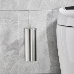 Cheap Metal Free Standing Toilet Bowel Brush Holder Cleaner Wall Mounted