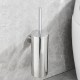 Brush Gold Tall Type 304 Stainless Steel Round Toilet Accessories Toilet Cleaning Brush Holder Wall