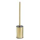 Brushed Gold High Quality Hotel Toilet Brush With Holder Bathroom WC Cleaning Tools