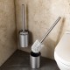 Cheap Bathroom Toilet Brush Aluminum Wall Mounted Toilet Brush With Holder Set
